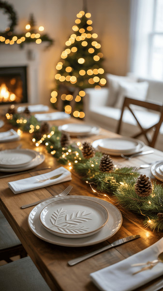 decoration de table pour noel 6