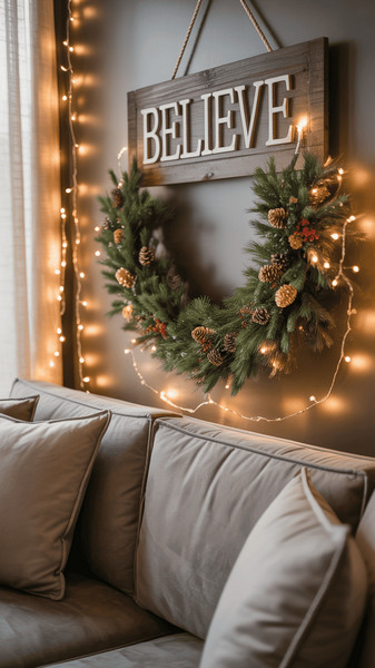 décoration murale de noel