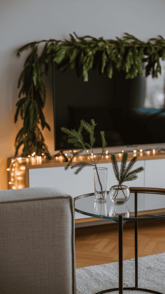 decorations de noel pour petits appartements