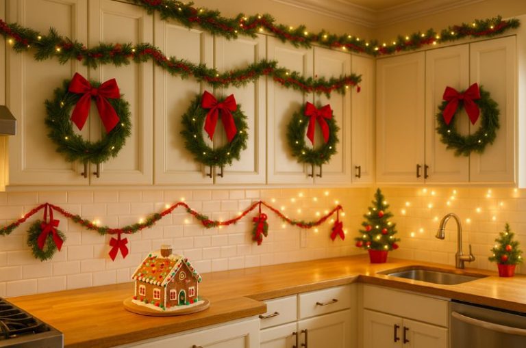 meubles de cuisine pour noel