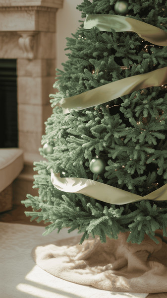 sapin de noel vert sauge
