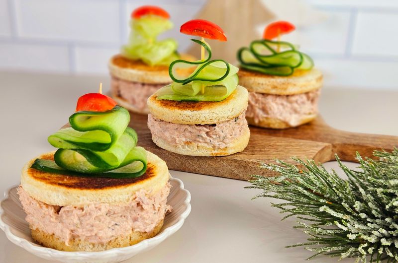 Bouchées thon concombre : entrée de repas de fêtes