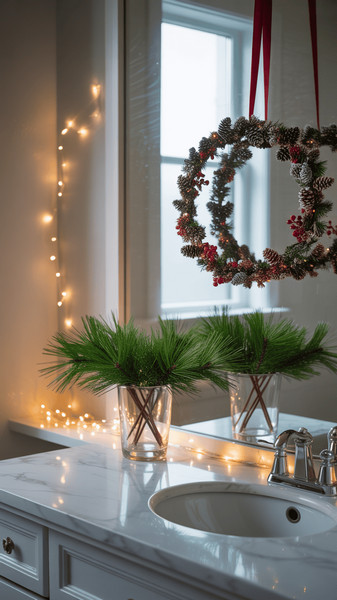 decoration de salle de bain de noel 3