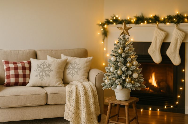 Idées de décorations de Noël cocooning pour les petits appartements