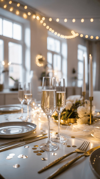 décorations de table du nouvel an