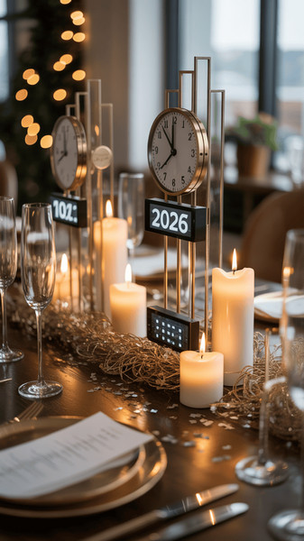 decorations de table de nouvel an 2