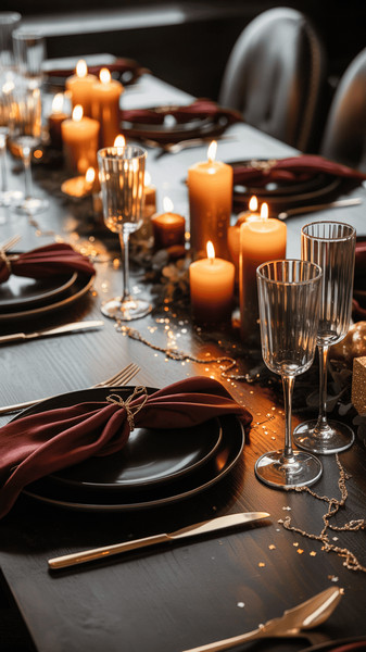 decorations de table de nouvel an 6