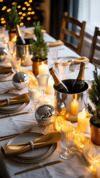 decorations de table de nouvel an 9