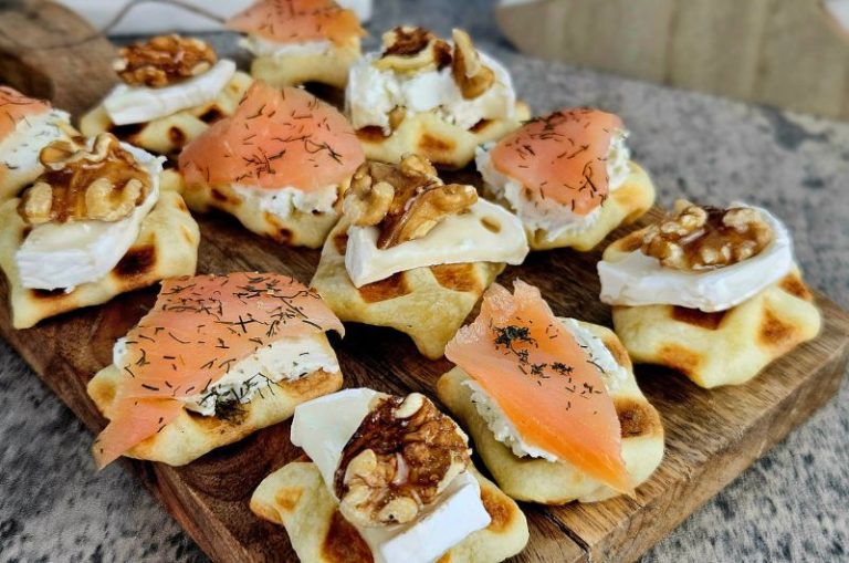 mini gaufres feuilletees