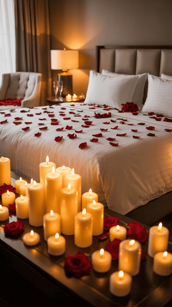 decorer une chambre dhotel pour la saint valentin 10