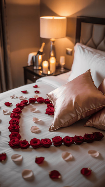 decorer une chambre dhotel pour la saint valentin 3