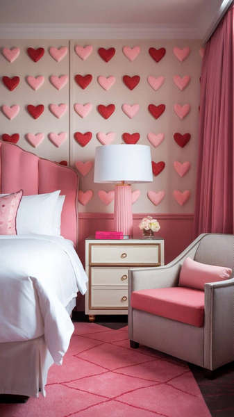 decorer une chambre dhotel pour la saint valentin