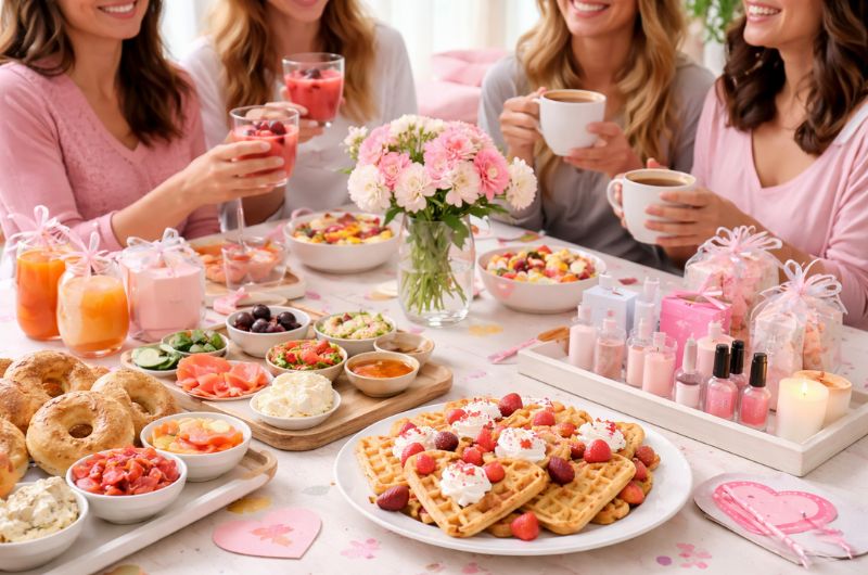 Idées de brunch pour une Saint-Valentin entre filles : faciles et trop mignonnes