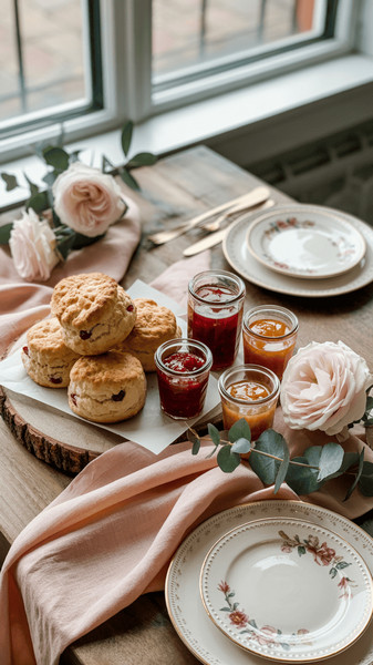 plateau petit dejeuner de saint valentin 9