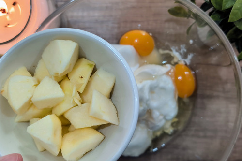 cheesecake aux pommes 1