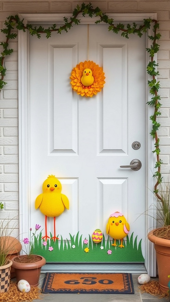 decoration de porte pour paques 3