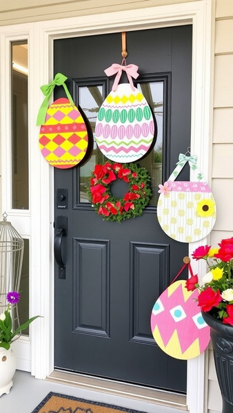 decoration de porte pour paques 7