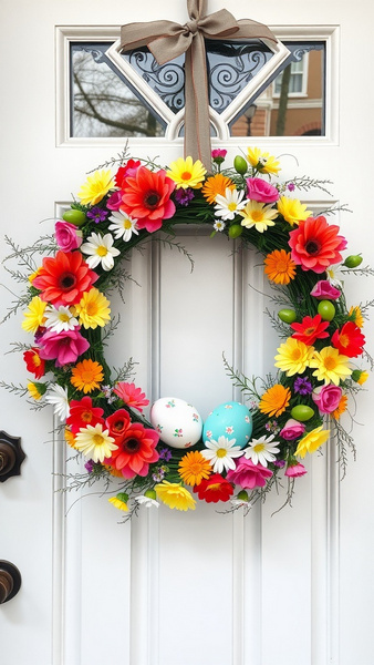 decoration de porte pour paques 8