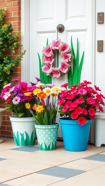 decoration de porte pour paques 9