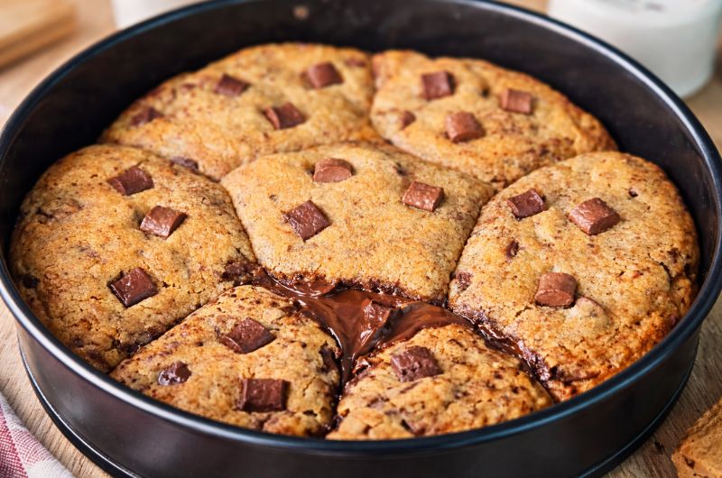 Tarte cookie Nutella à la cuillère