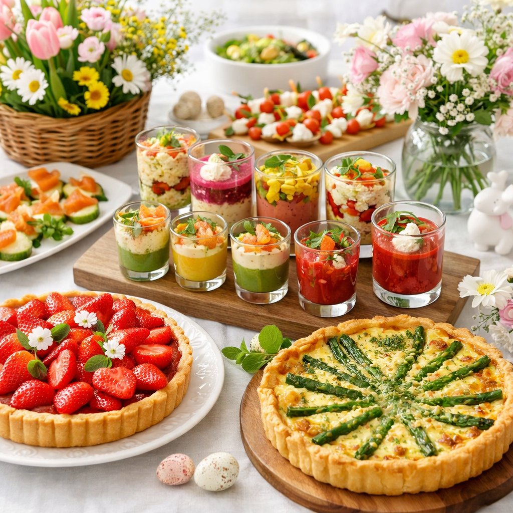 fête de bureau au printemps