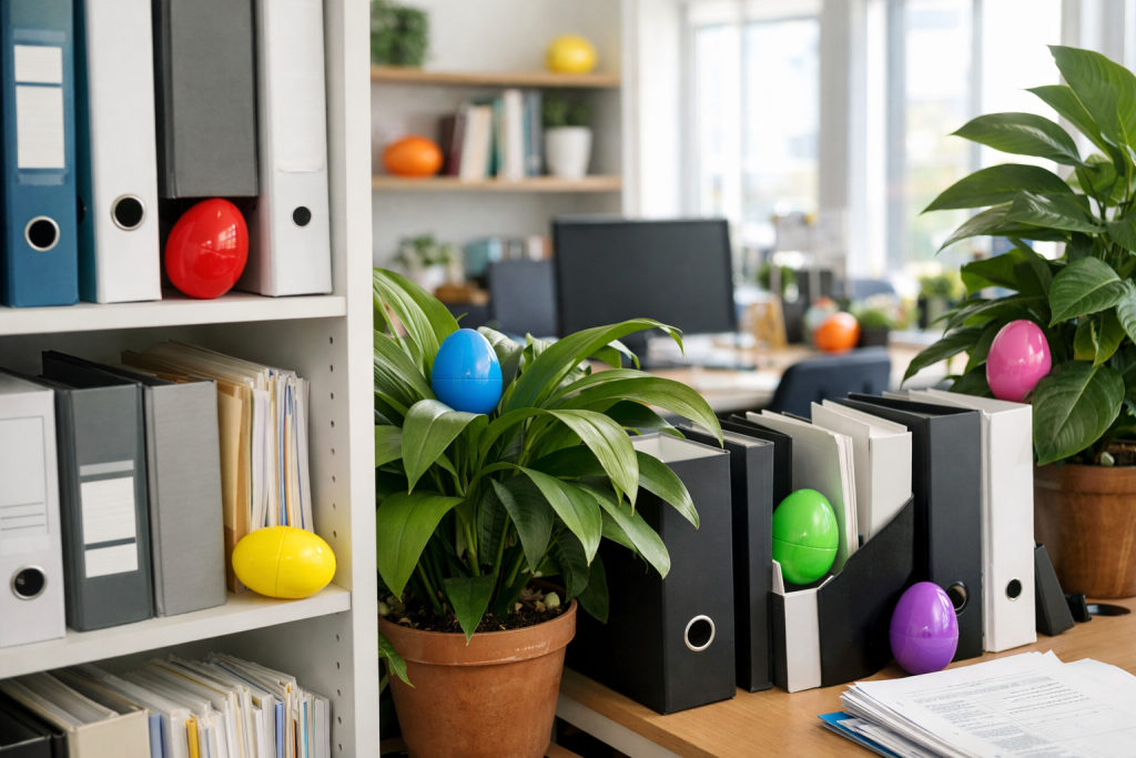 fête de bureau au printemps