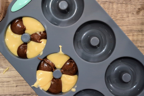 donuts marbrés