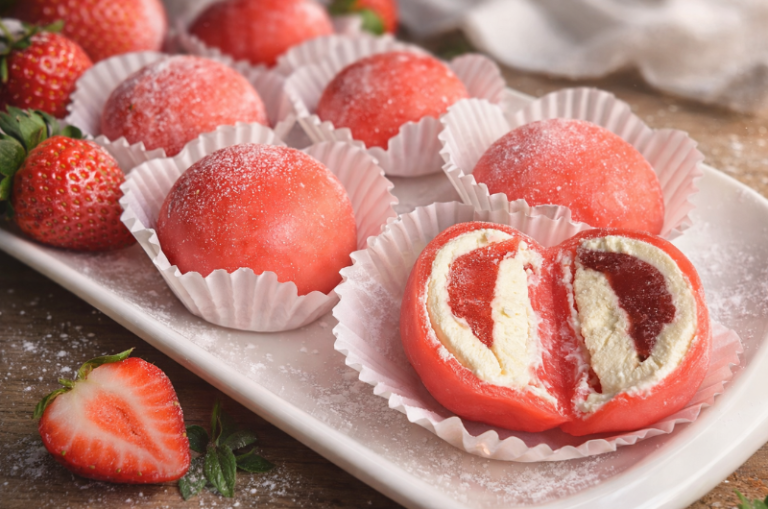 mochis a la fraise