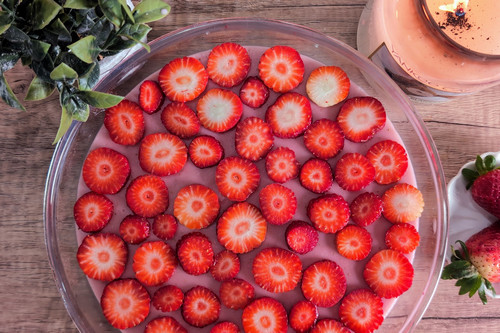 tarte aux fraises sans pâte
