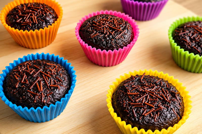Brownie sans farine à la banane sans beurre et sans sucre ajouté