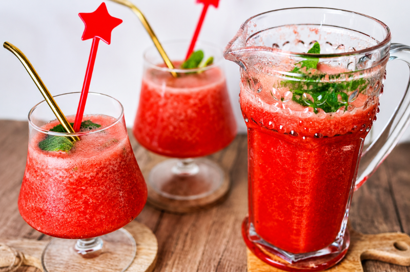 Jus rafraîchissant pastèque fraise : la boisson maison facile pour l’été