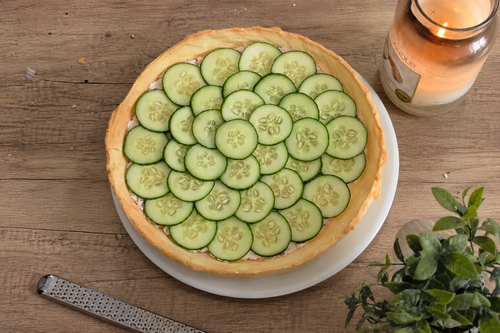 tarte aux concombres 3