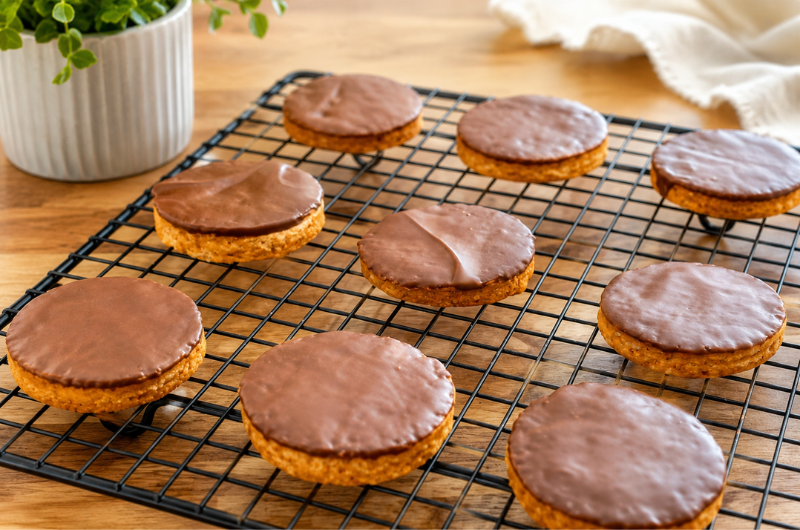 Biscuits Granola maison : la recette facile au chocolat au lait