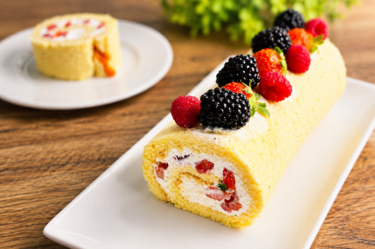 roule aux fraises 1