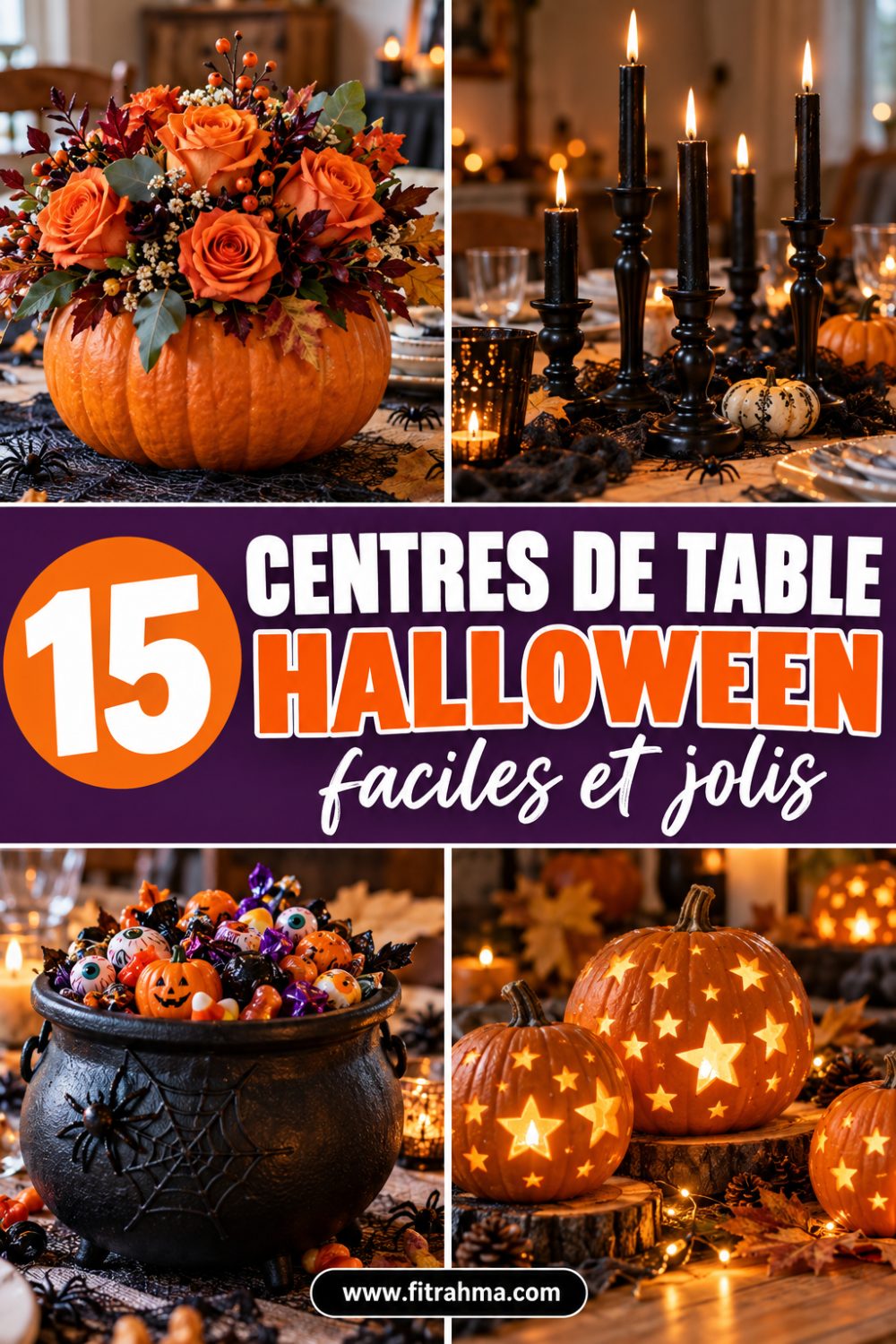 Centre de table Halloween : 15 idées faciles et jolies