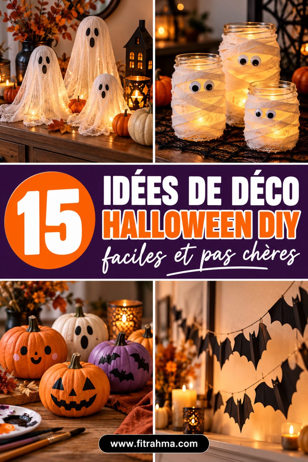 Déco Halloween DIY : 15 idées faciles et pas chères avec les enfants