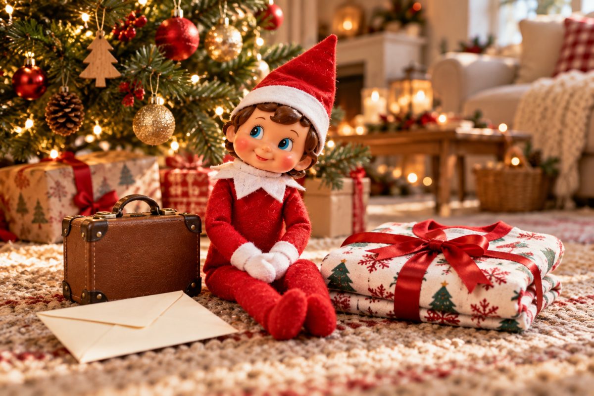 Lettre d'au revoir du lutin farceur