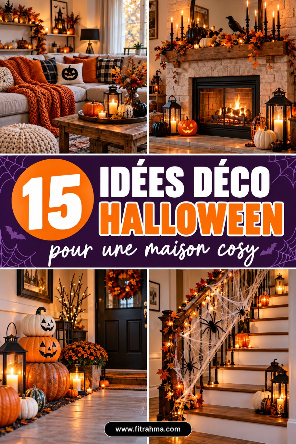 15 idées déco Halloween pour la maison (cosy et pas effrayantes)