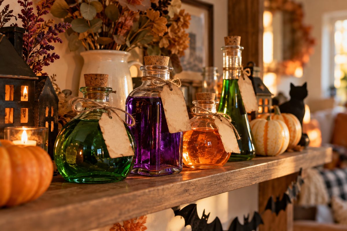 Les bouteilles de potions magiques