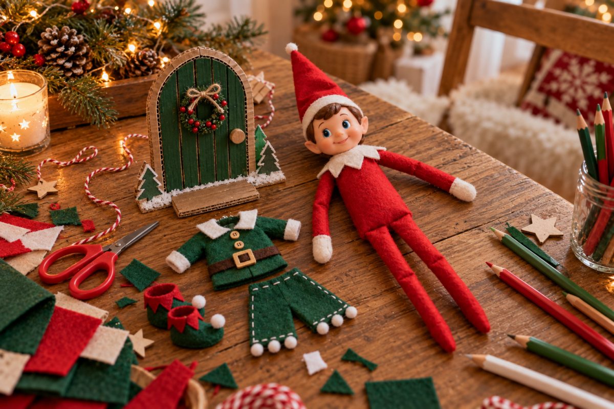 Accessoires de lutin farceur faits maison