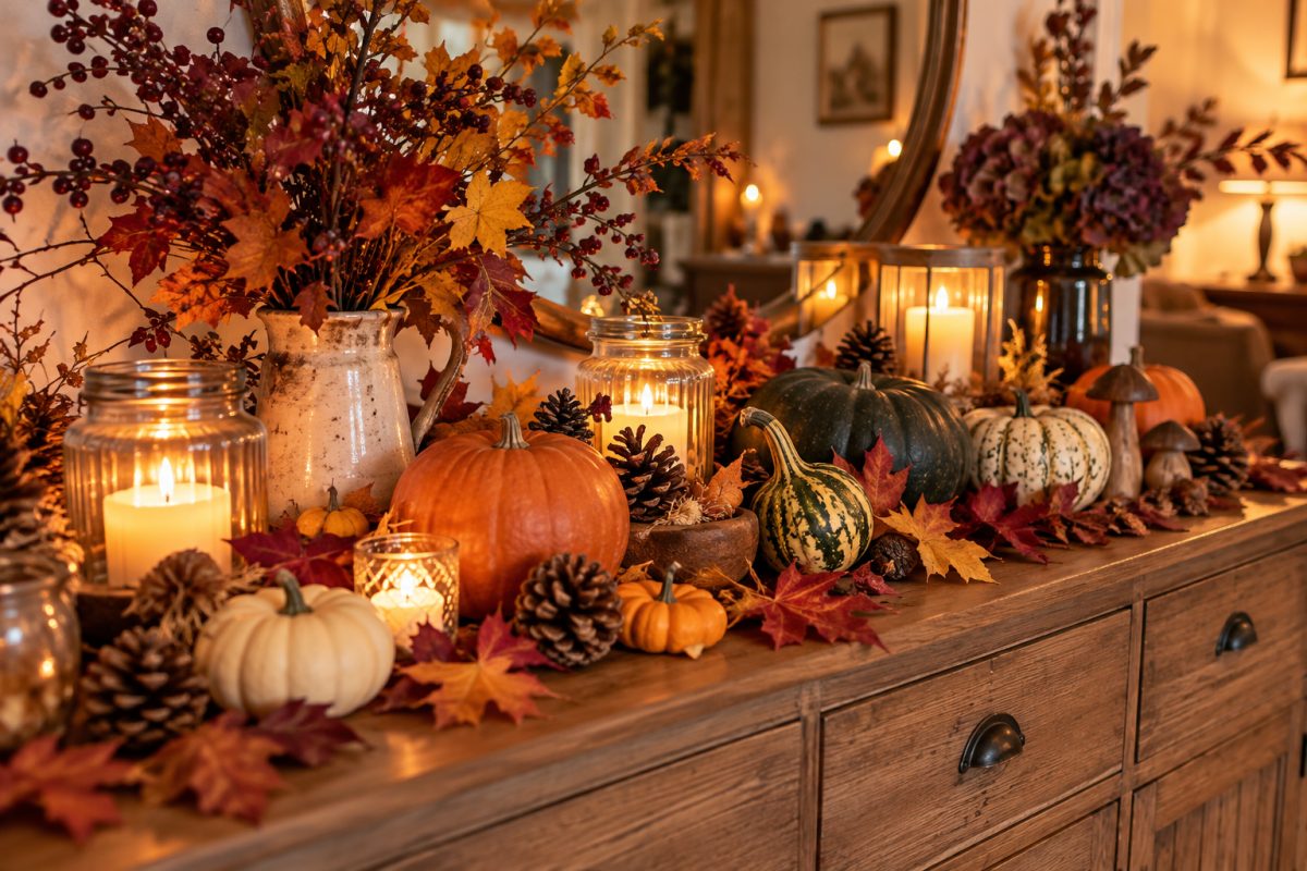 Une déco Halloween nature et automnale