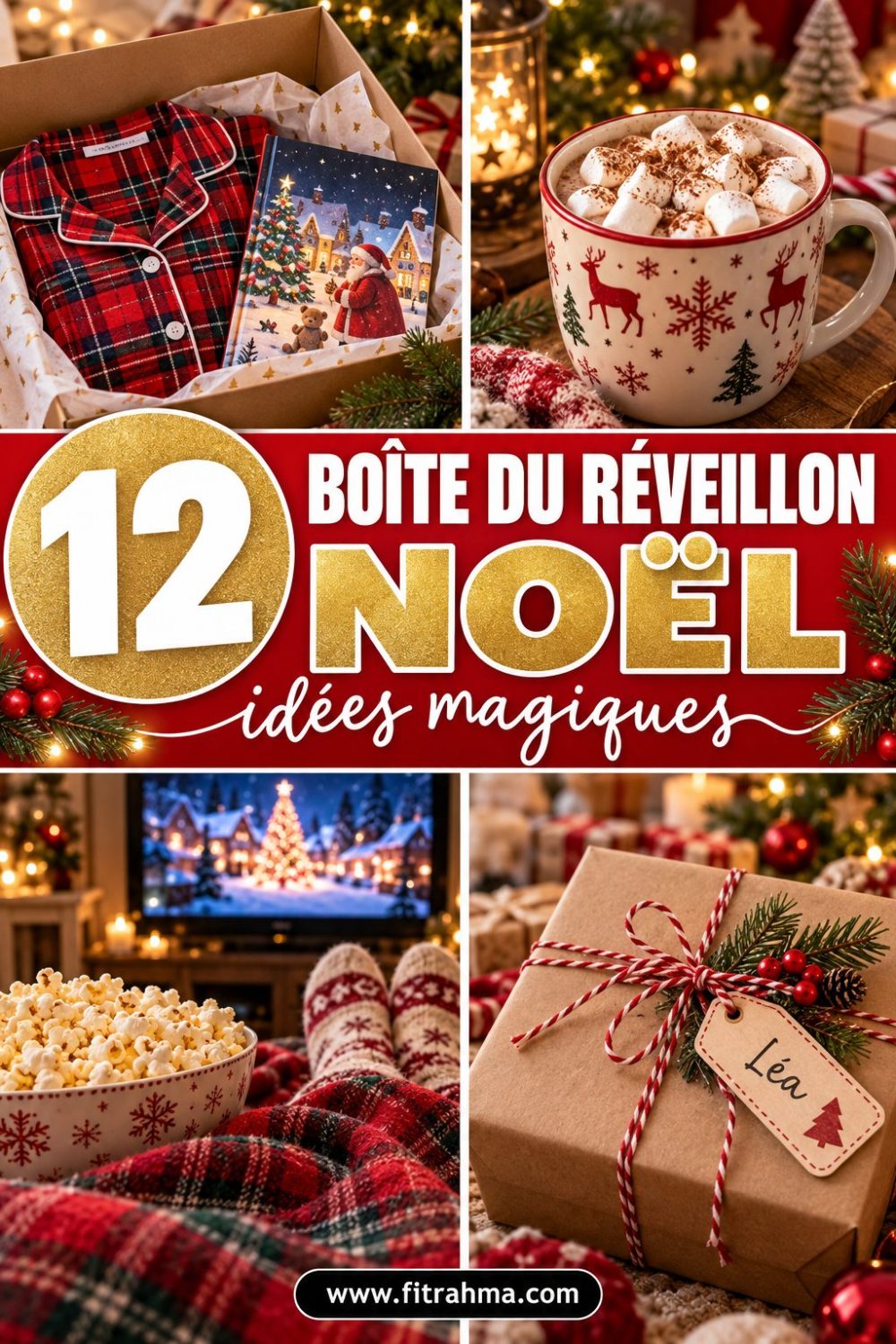 Boîte du réveillon de Noël : 12 idées magiques pour la remplir