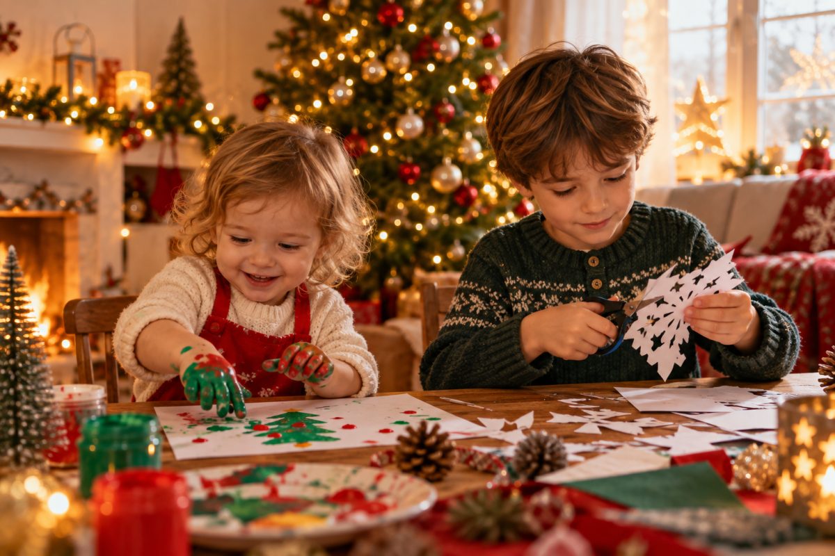 Bricolage de Noël selon l'âge des enfants