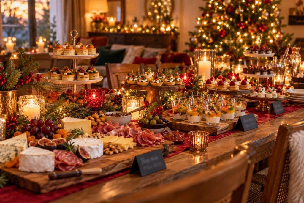Buffet de Noël : 12 idées étonnantes de déco et de présentation