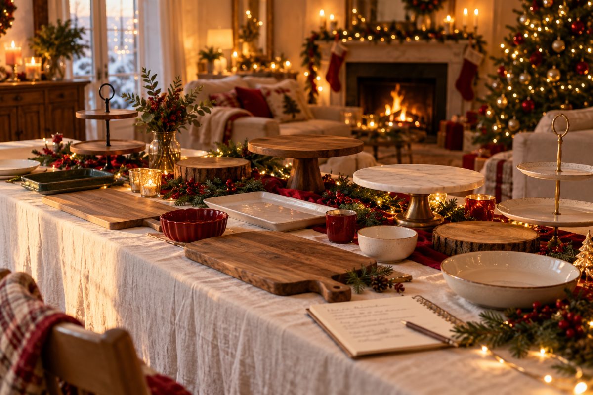 Organiser un buffet de Noël