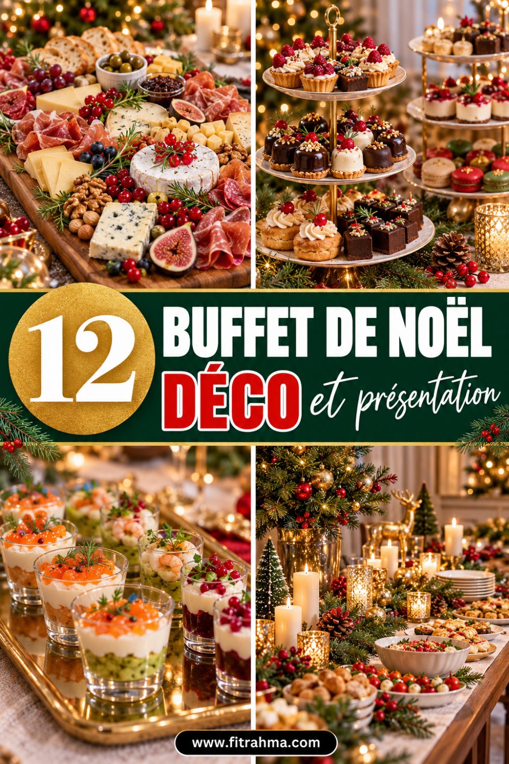 Buffet de Noël : 12 idées de déco et présentation