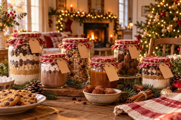 cadeaux gourmands faits maison en bocal