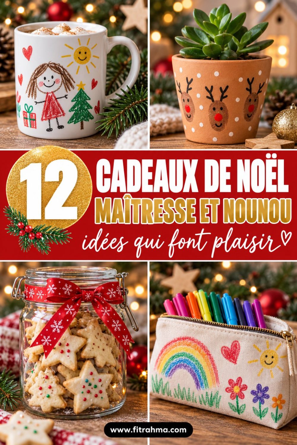 Cadeaux de Noël pour la maîtresse et la nounou : 12 idées qui font plaisir