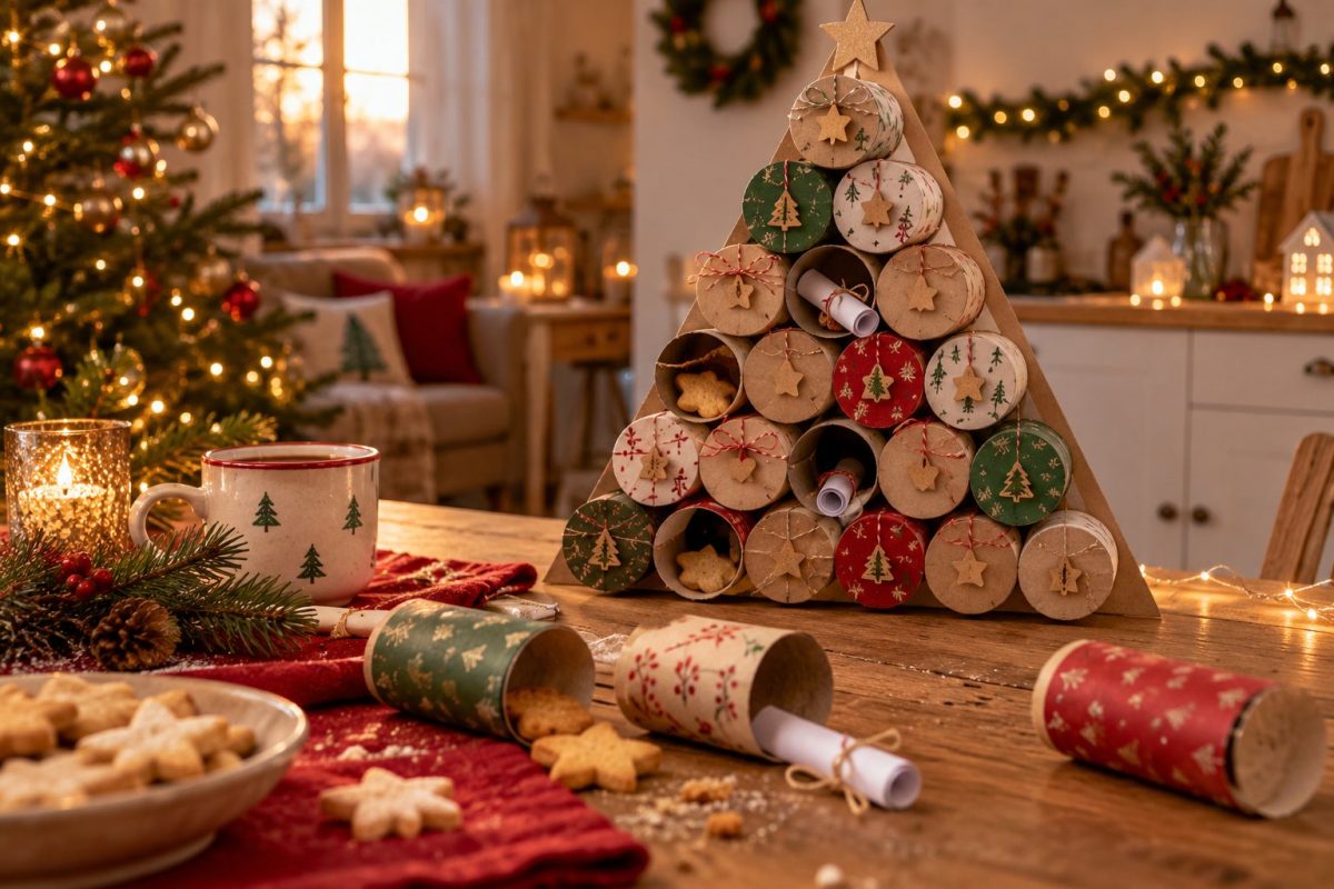 Calendrier de l'avent petit budget fait maison