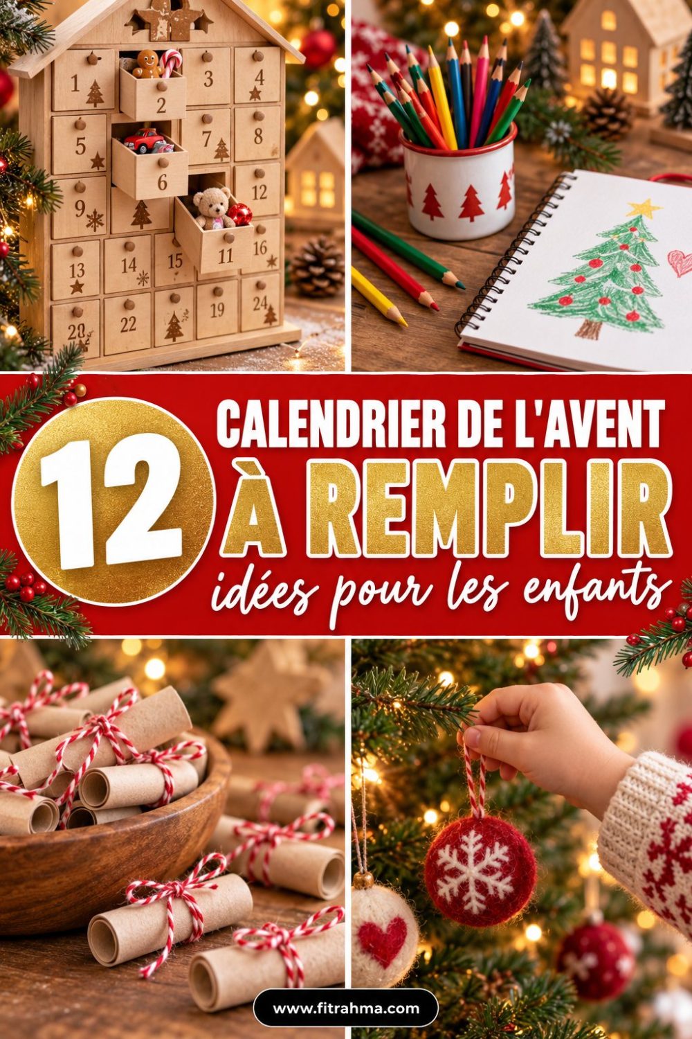 Calendrier de l'avent à remplir : 12 idées pour les enfants